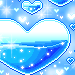 Gif animé coeur eau